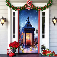 Christmas Fabric Door Hanging Background