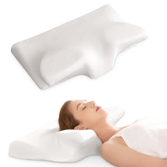 Cervical Memory Foam Pillow, Certipur-Us Certification, for Side Back & Stomach Sleepers bedroom