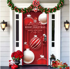 Christmas Fabric Door Hanging Background