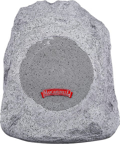 Margaritaville Outdoor Rock Bluetooth Wireless Speaker | Durable Bluetooth Speakers, Fantastic Yard or Patio Decor, IPX-4 Waterproof Rated, Granite Grey “On the Rock