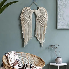 Woven Angel Wings Decor