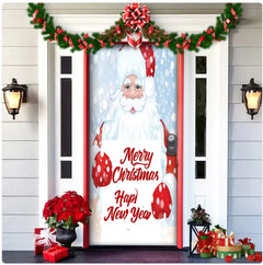 Christmas Fabric Door Hanging Background