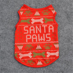 Cotton Christmas Pet Clothes