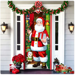 Christmas Fabric Door Hanging Background