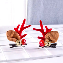 2-Pack Cute Reindeer Ears Hair Clips