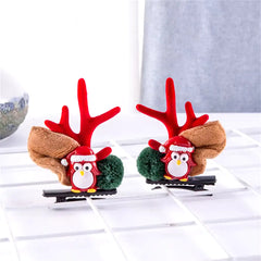 2-Pack Cute Reindeer Ears Hair Clips