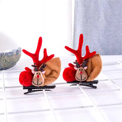 2-Pack Cute Reindeer Ears Hair Clips