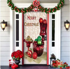 Christmas Fabric Door Hanging Background