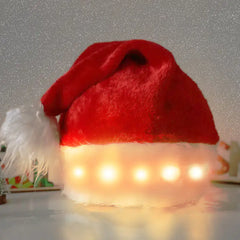 Christmas Hat LED Light Plush