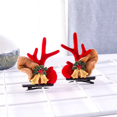 2-Pack Cute Reindeer Ears Hair Clips