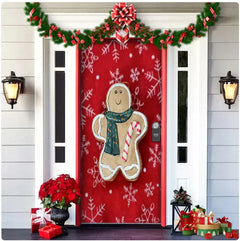 Christmas Fabric Door Hanging Background