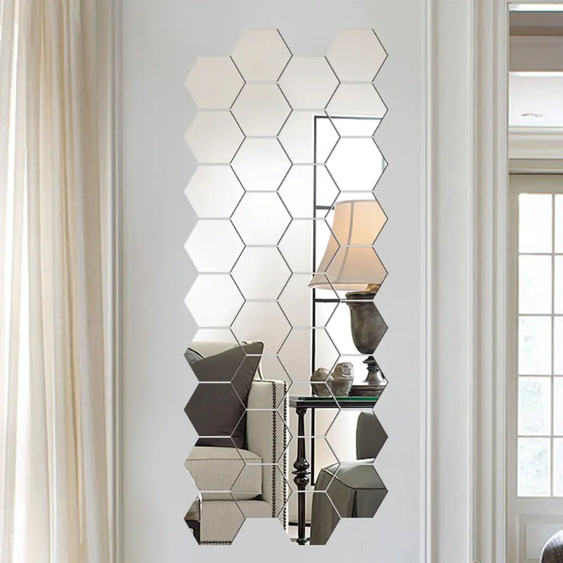 3D Mirror Wall Decor