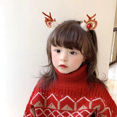 2-Pack Cute Reindeer Ears Hair Clips