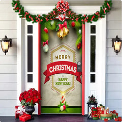 Christmas Fabric Door Hanging Background