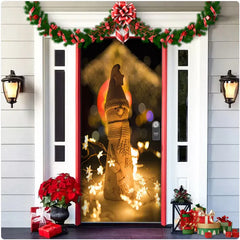 Christmas Fabric Door Hanging Background