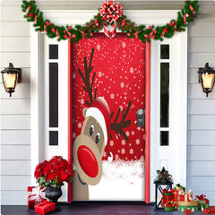 Christmas Fabric Door Hanging Background