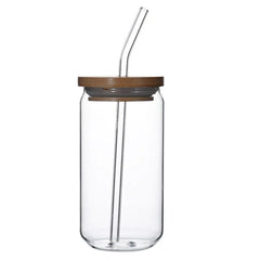 Safe Sip Glass Cup With Lid