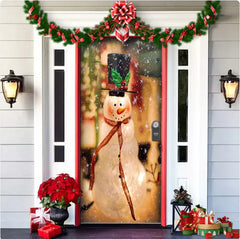 Christmas Fabric Door Hanging Background