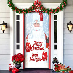 Christmas Fabric Door Hanging Background