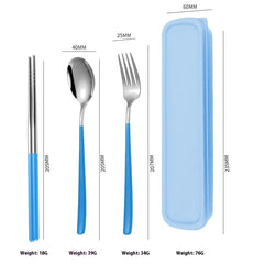 Portable Stainless Steel Cutlery Set