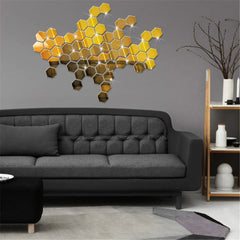 3D Mirror Wall Decor